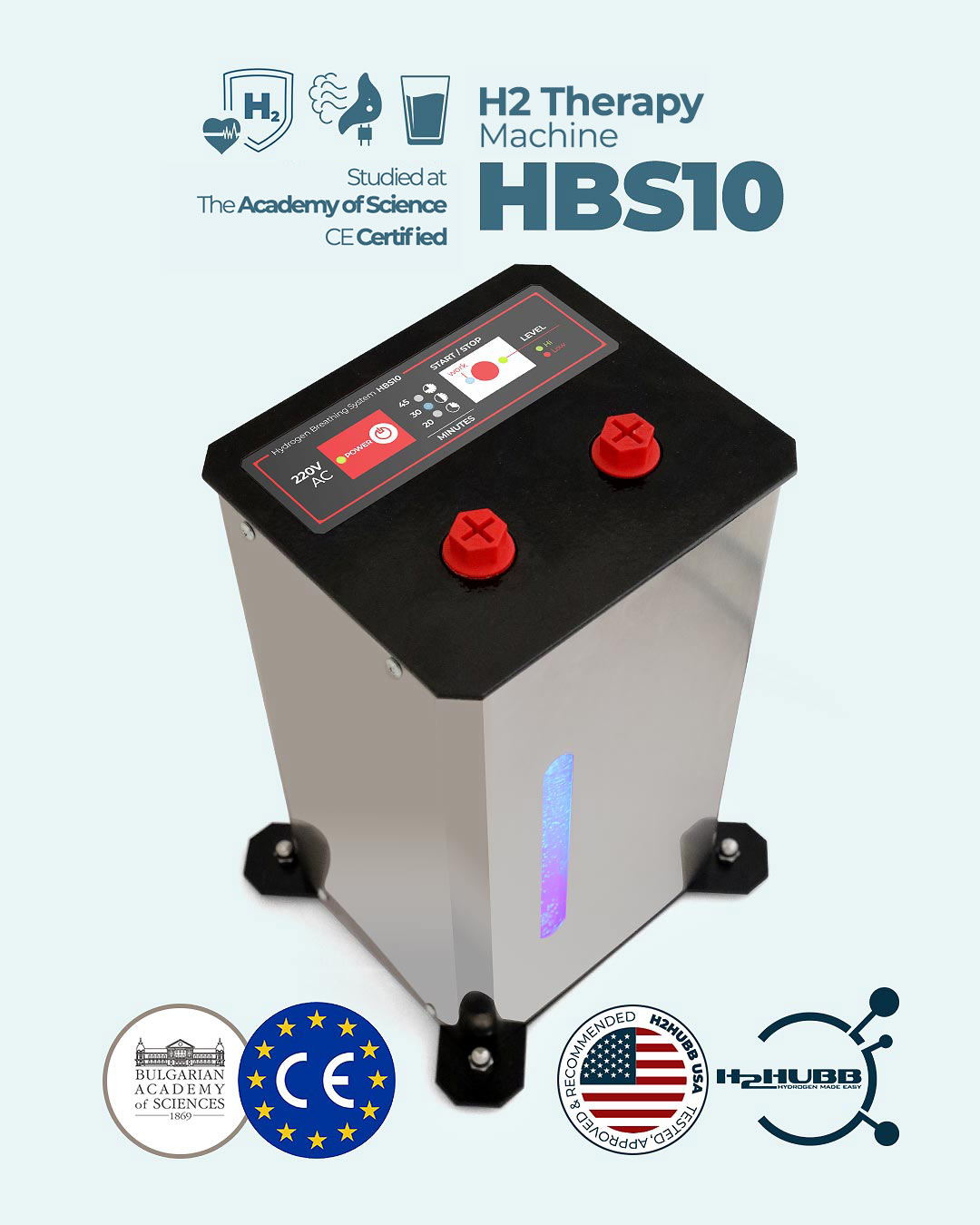 HBS10 Hydrogen Therapy Device (HHO Bulgaria)